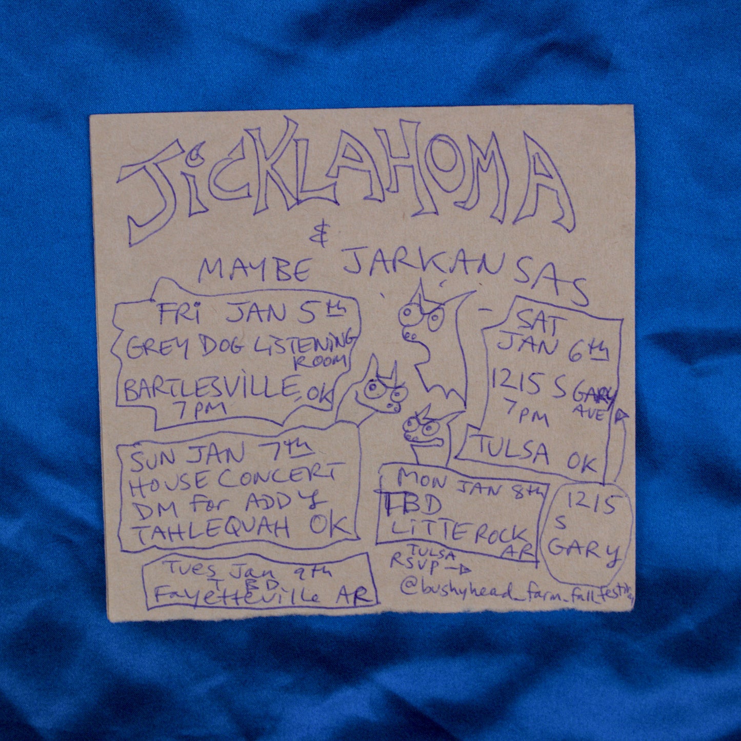 JICKLAHOMA TOUR FLYER