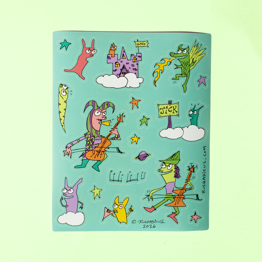 Cello Goblin Sticker Sheet